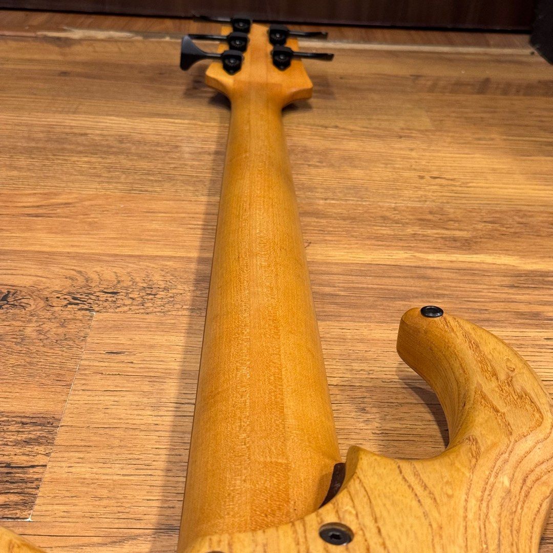 Elrick Evolution Gold Series 5-Strings Hand-Curved Bass Quilted Maple Top - Image 8