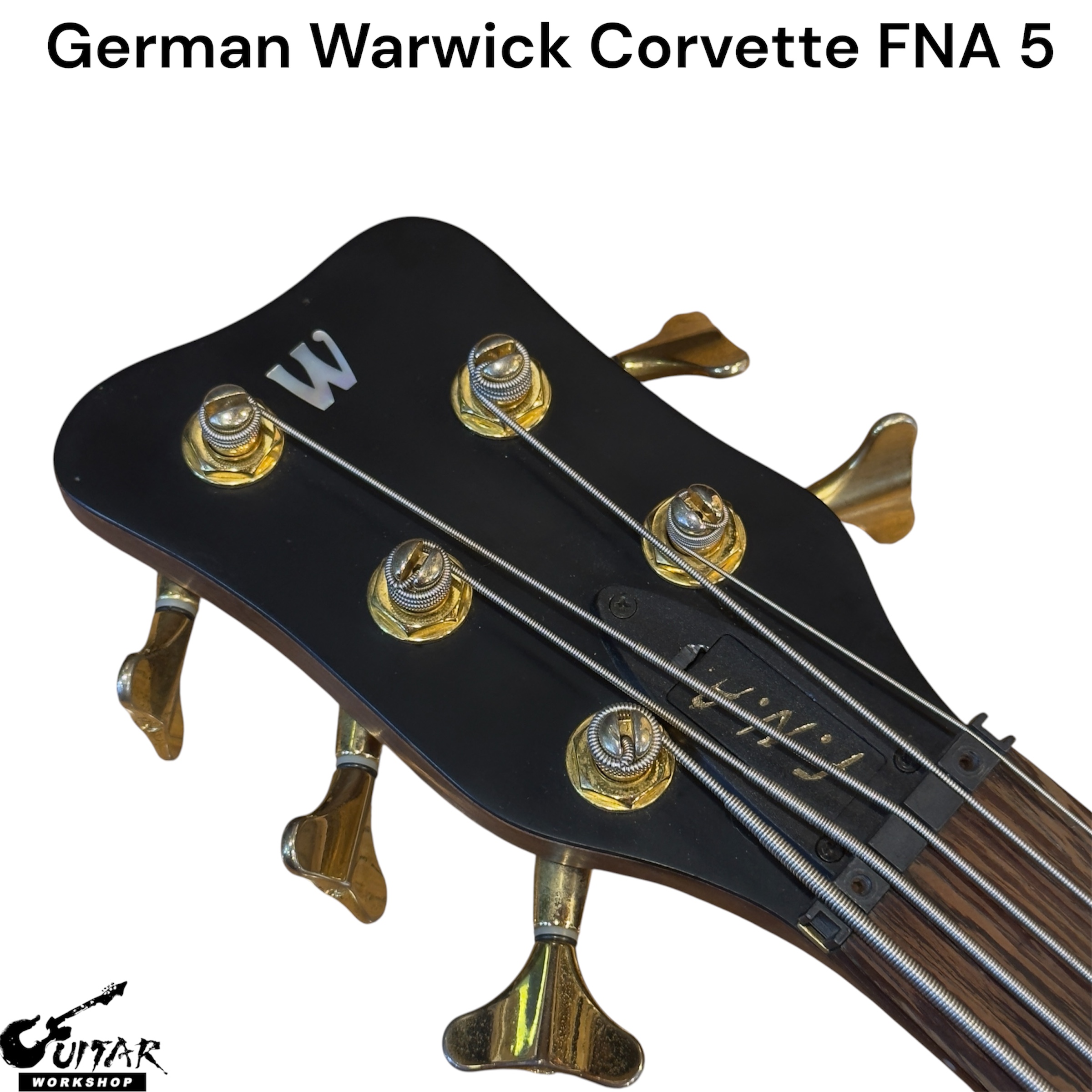 Warwick Corvette FNA 5 German (~1998) Natural Flame w/ Softcase