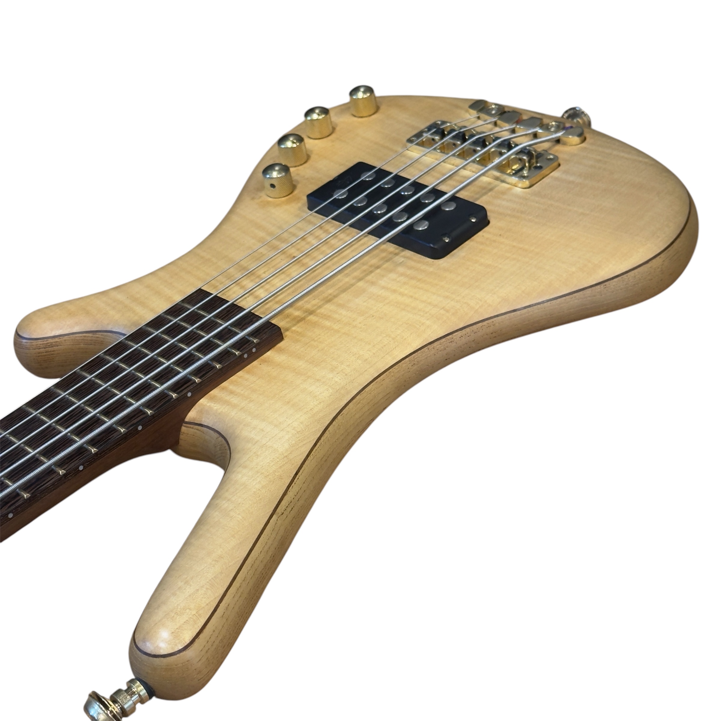 Warwick Corvette FNA 5 German (~1998) Natural Flame w/ Softcase - Image 3